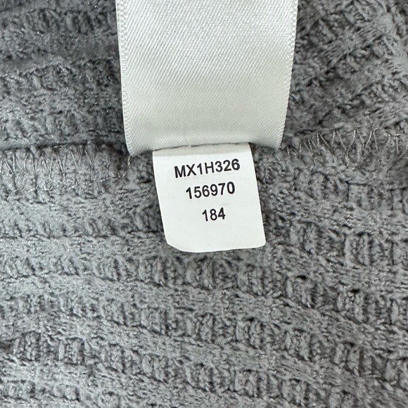 Cupio Waffle Knit Hoodie Top Women’s Size Medium Gray - Picture 4 of 5